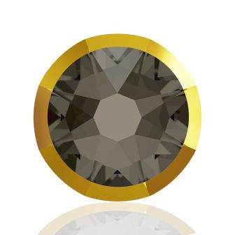 Swarovski Rimmed BLACK DIAMOND / GOLD – ss16