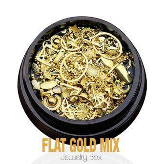 Jewelry Box – Flat Gold Mix